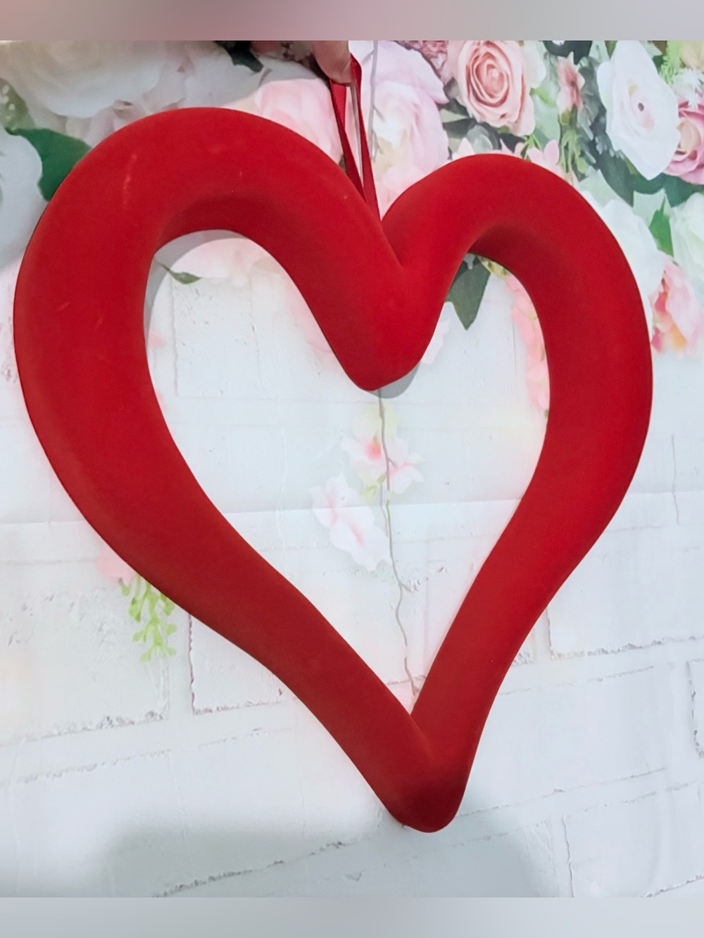 Velvet Heart Valentine Love Decor